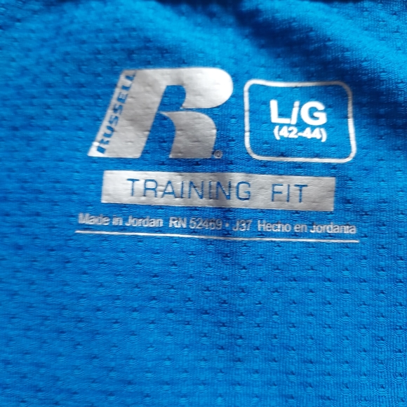 Russell Athletic Training Fit Mesh Tank Tops Lot of 4 Blue, Teal, Black, & Gray - Picture 2 of 8